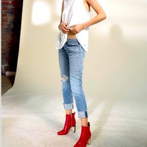 rag & bone Light Blue Cropped Jeans